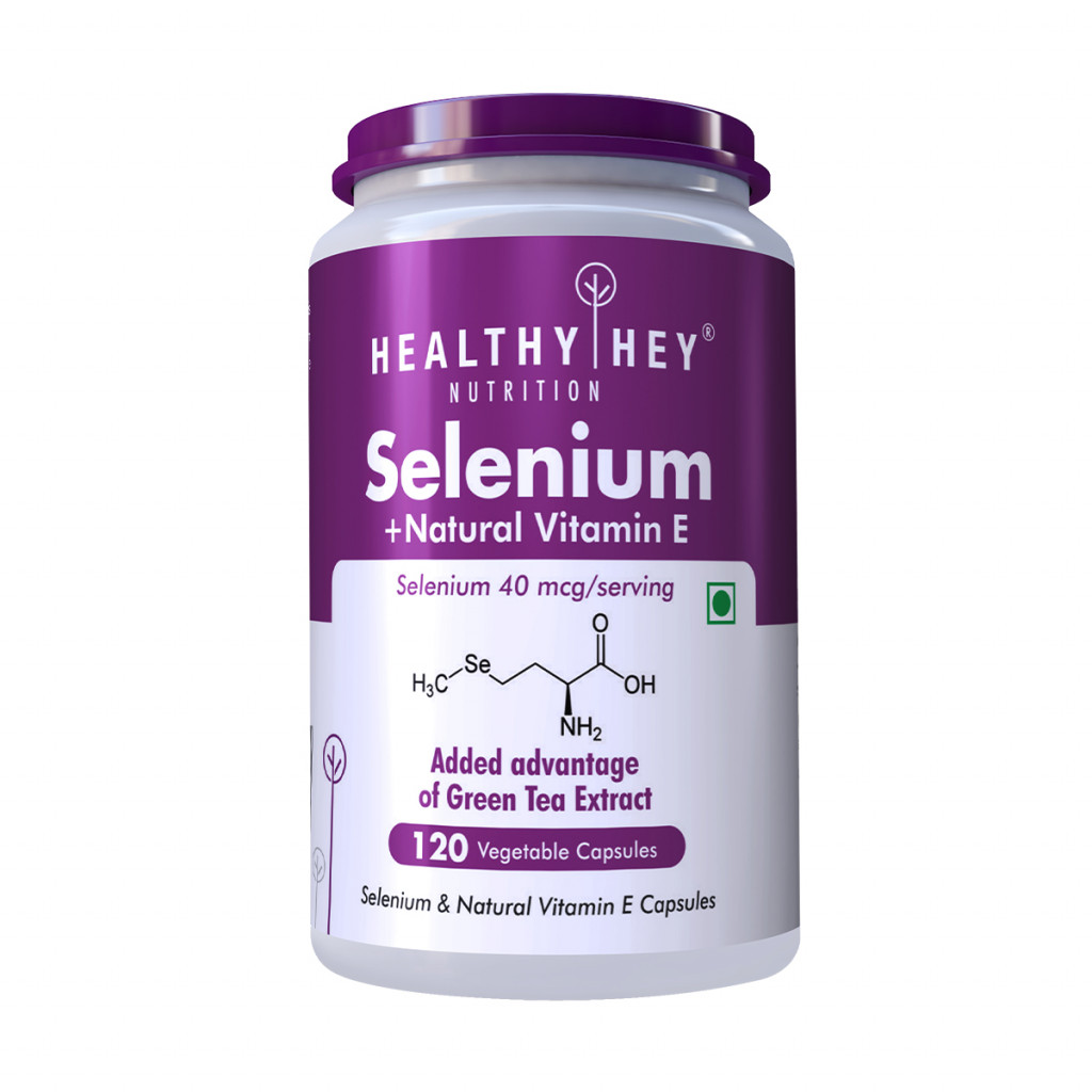 Selenium Plus Natural Vitamin E, Supports Optimal Health, Antioxidant Supplement, 120 Veg Capsules